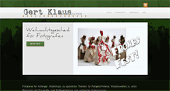 Desktop Screenshot of fotokurse-gertklaus.de